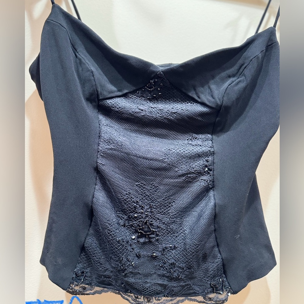 Matching top to skirt (shown separately)